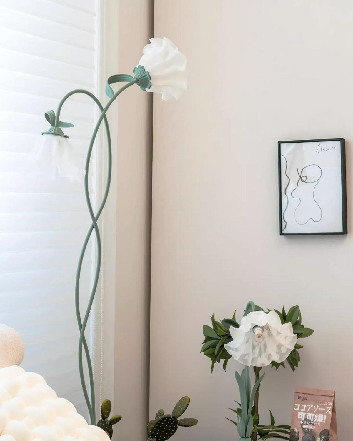 Calla Flowers Metal Floor Lamp — product view 27