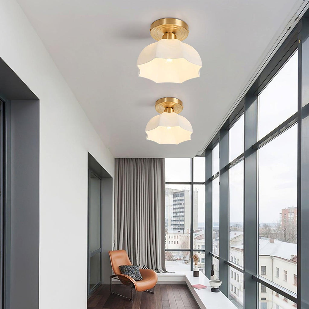 Verena Brass Ceiling Light — product view 3