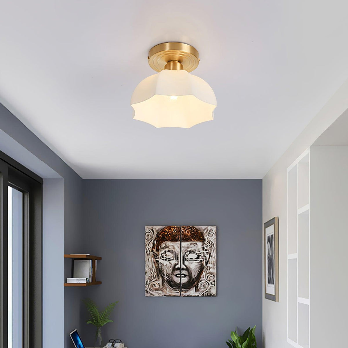 Verena Brass Ceiling Light — product view 4