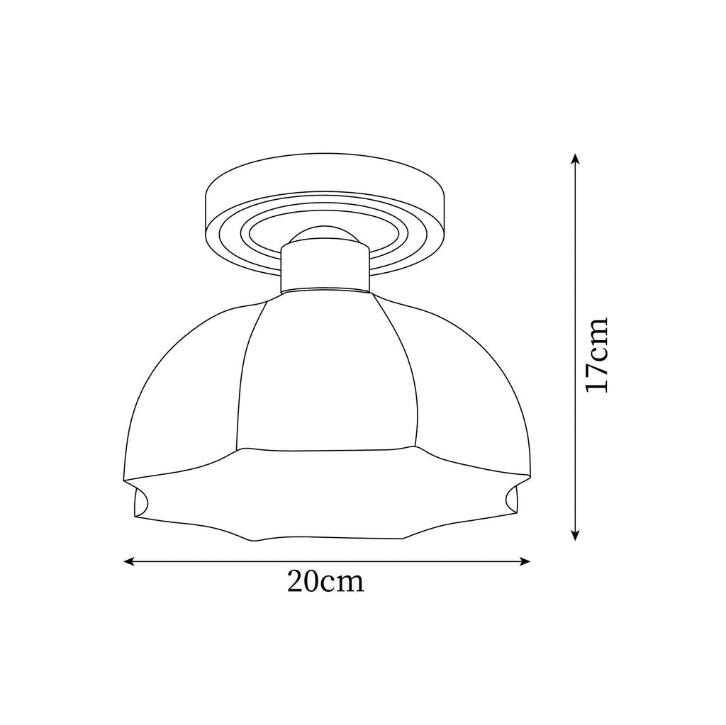 Verena Brass Ceiling Light — product view 5
