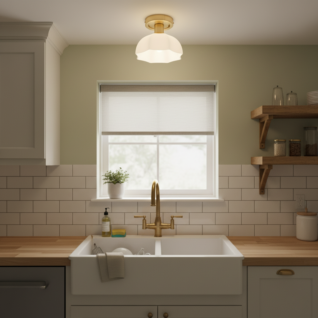 Verena Brass Ceiling Light — product view 7