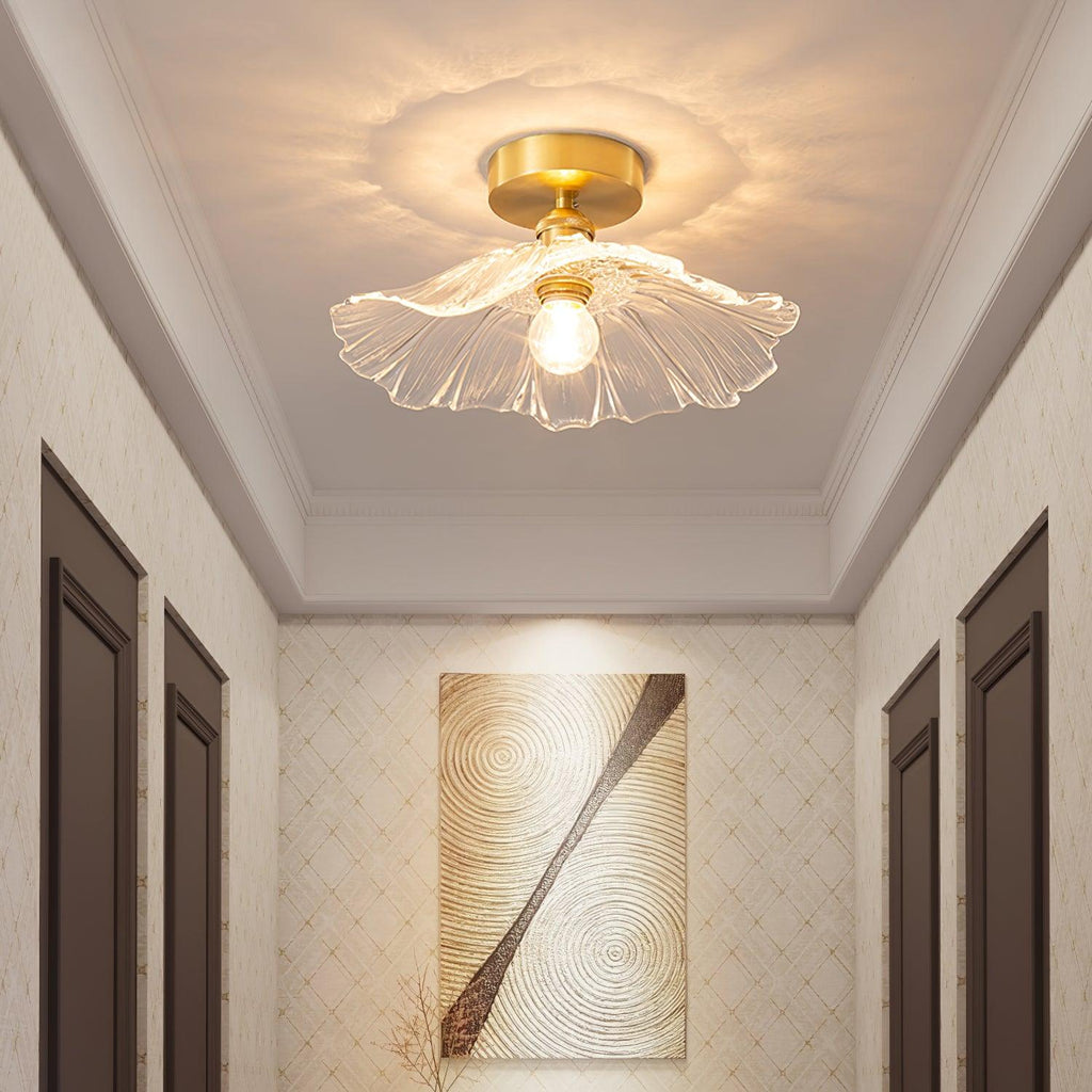 Flower Glass Ceiling Light — product view 2