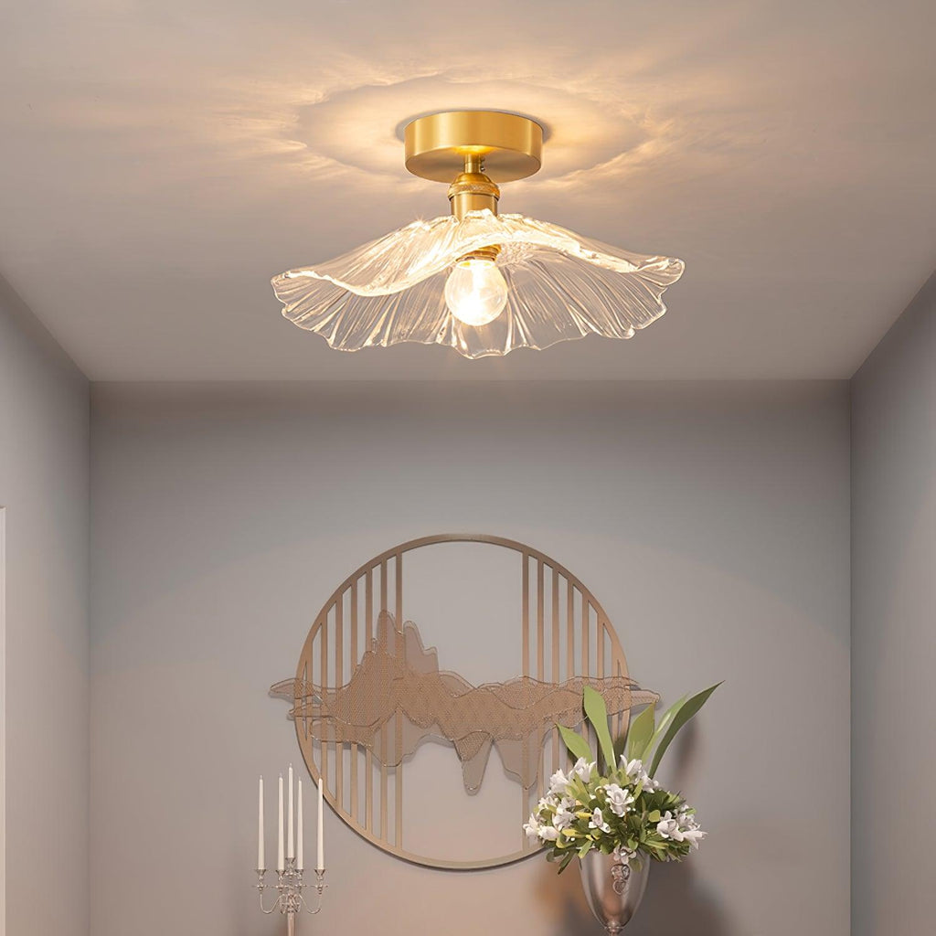Flower Glass Ceiling Light — product view 4