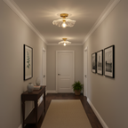 Flower Glass Ceiling Light — product view 7