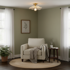 Flower Glass Ceiling Light — product view 8