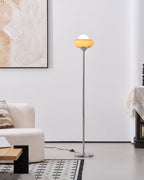 Caramel Dome Chrome Glass Floor Lamp — product view 13