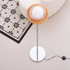 Caramel Dome Chrome Glass Floor Lamp — product view 17