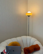 Caramel Dome Chrome Glass Floor Lamp — product view 27