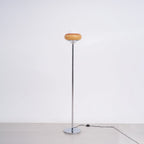 Caramel Dome Chrome Glass Floor Lamp — product view 30