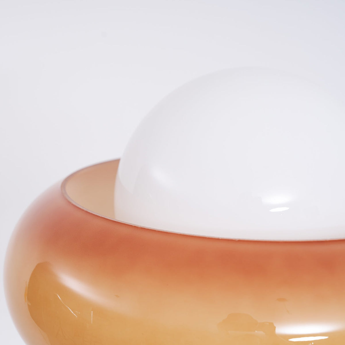 Caramel Dome Chrome Glass Floor Lamp — product view 31