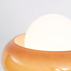 Caramel Dome Chrome Glass Floor Lamp — product view 32