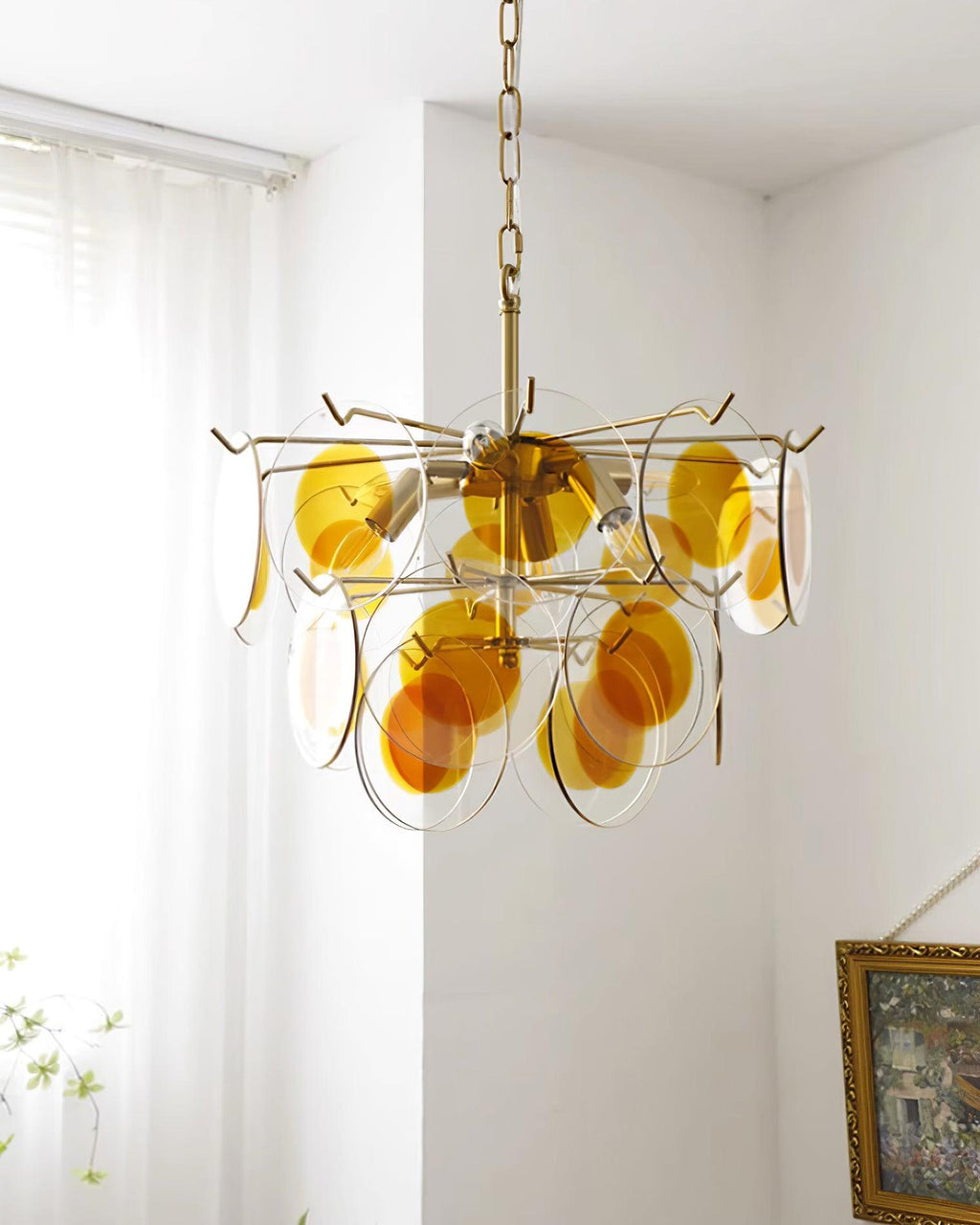 Gino Glass Chandelier — product view 4