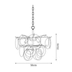 Gino Glass Chandelier — product view 5