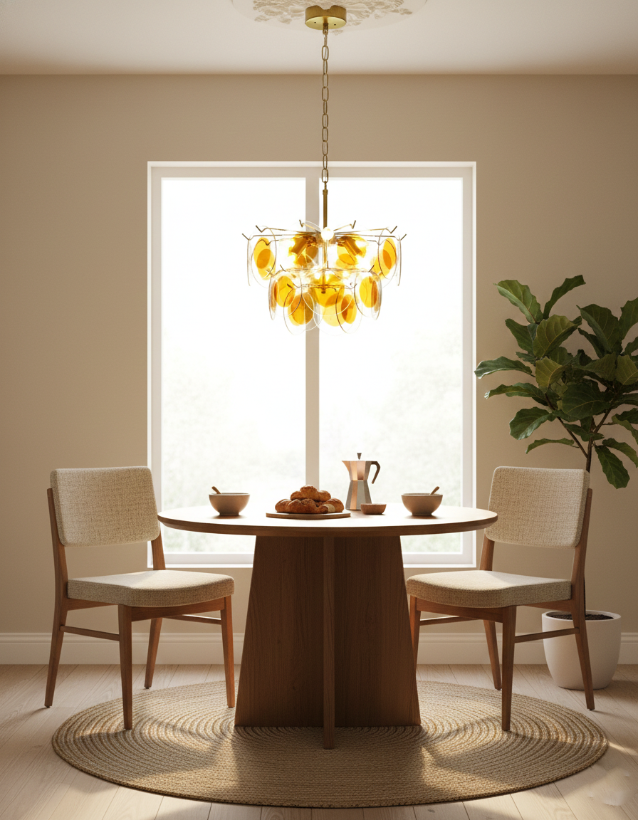 Gino Glass Chandelier — product view 6