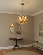Gino Glass Chandelier — product view 9