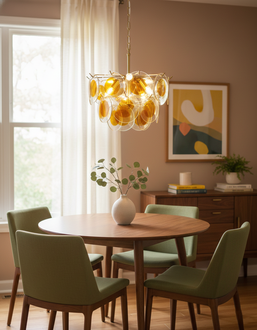Gino Glass Chandelier — product view 10