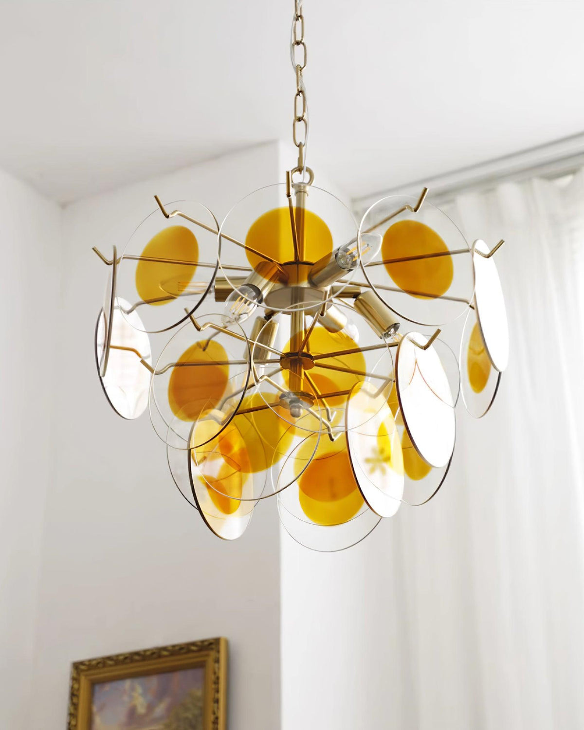 Gino Glass Chandelier — product view 12