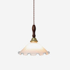 Milky Flower Glass Pendant Light — product view 1