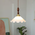 Milky Flower Glass Pendant Light — product view 5