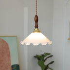 Milky Flower Glass Pendant Light — product view 5