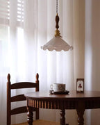 Milky Flower Glass Pendant Light — product view 7