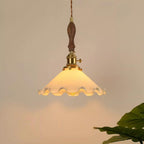Milky Flower Glass Pendant Light — product view 8