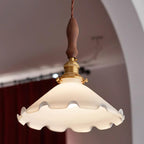 Milky Flower Glass Pendant Light — product view 11