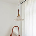 Milky Flower Glass Pendant Light — product view 13