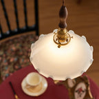 Milky Flower Glass Pendant Light — product view 15