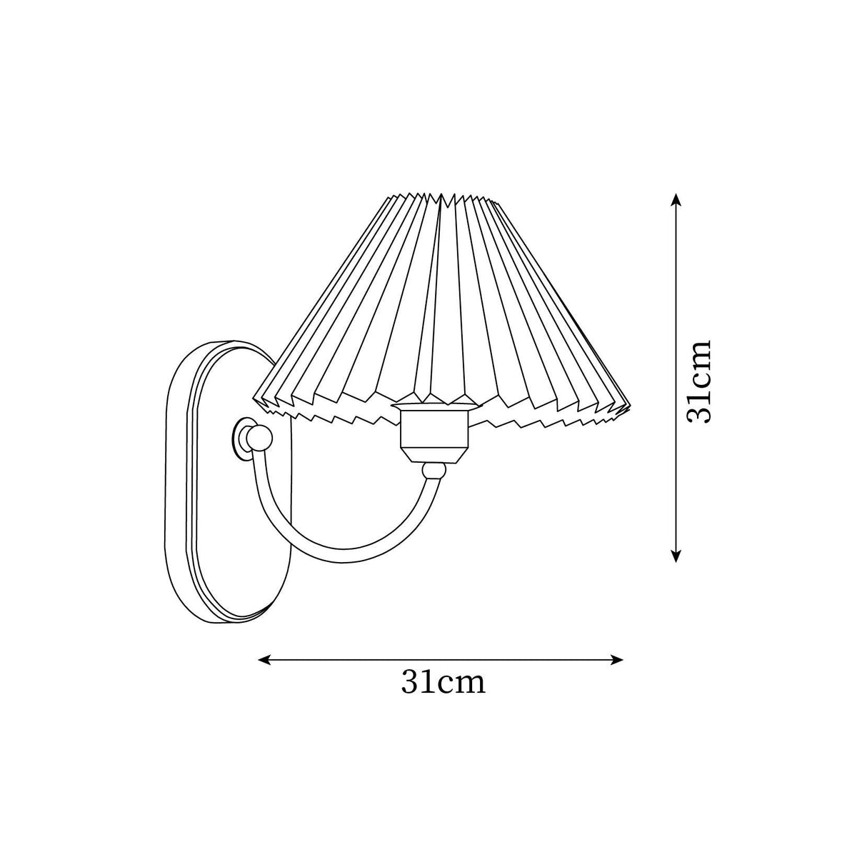 Louise Wood Wall Lamp — product view 5