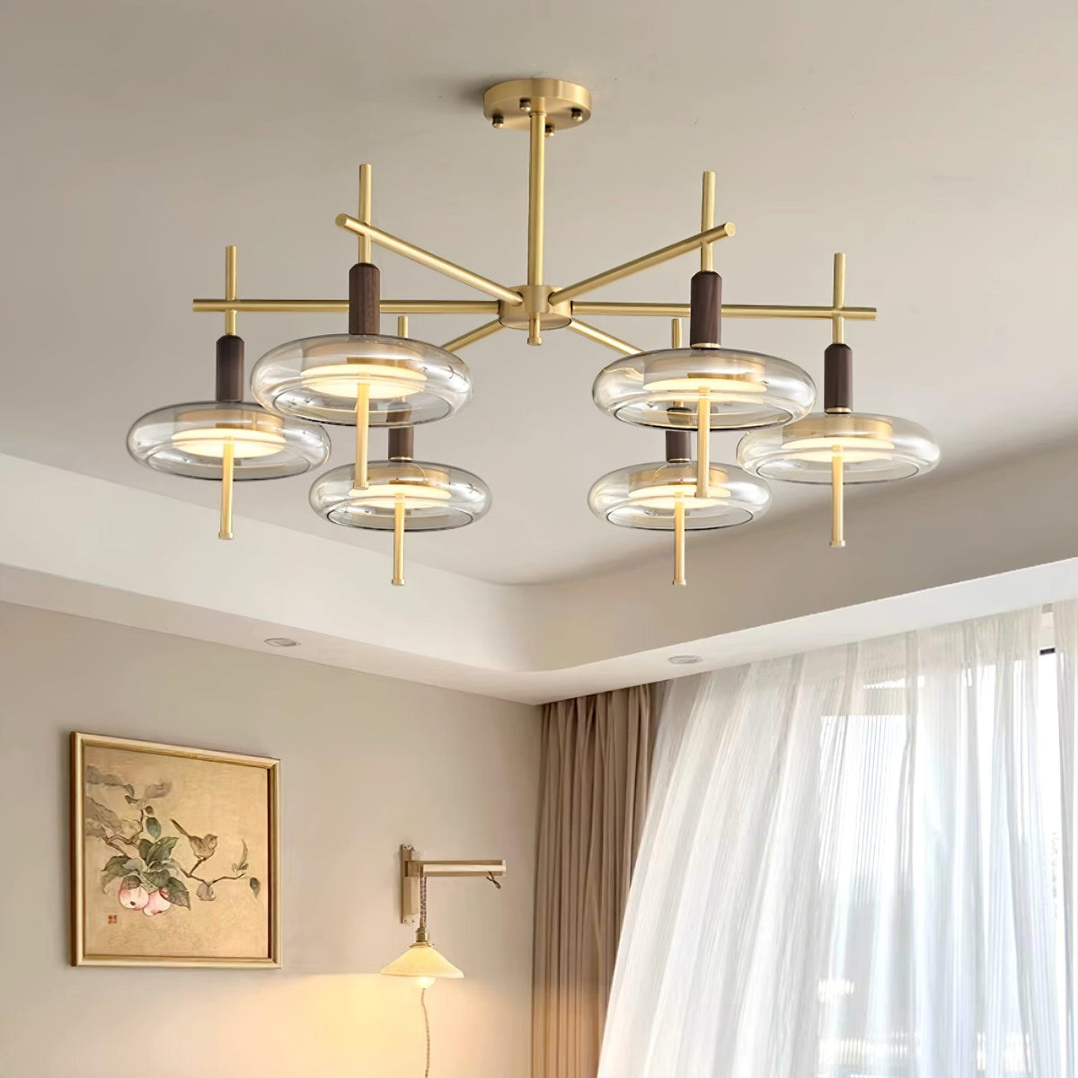 Redondo Glass Chandelier — product view 2