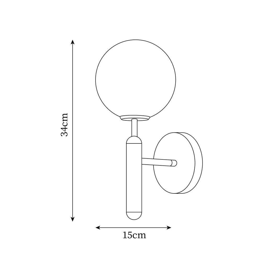 Miira Glass Wall Light — product view 5