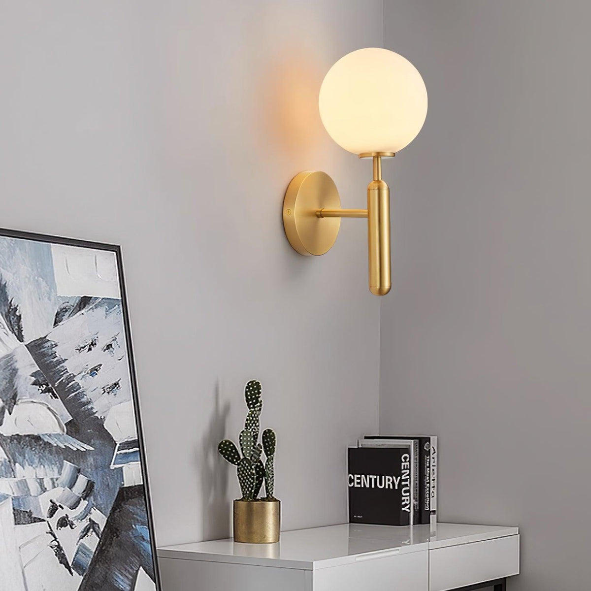 Miira Glass Wall Light — product view 6