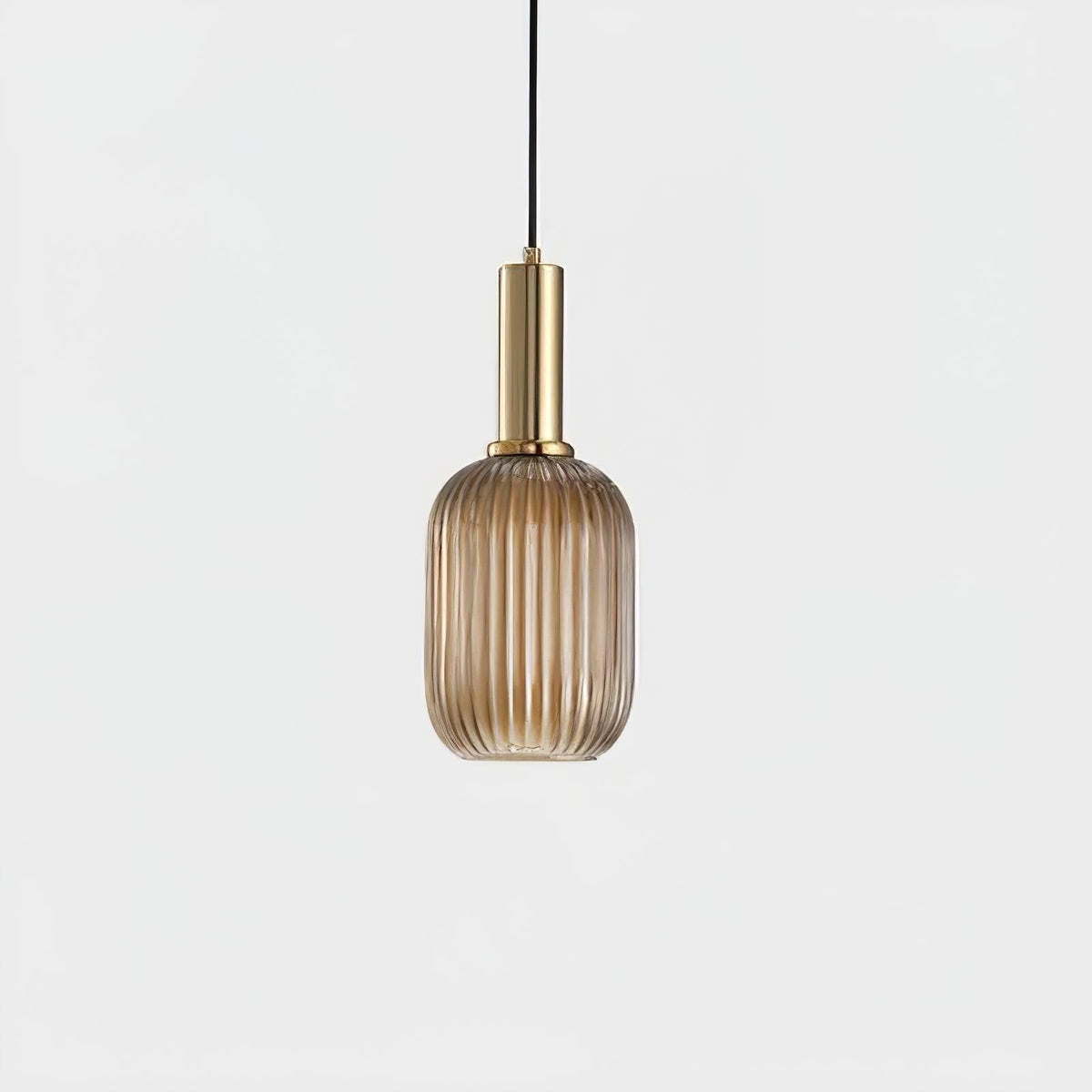 Nina Ribbed Glass Pendant Lamp — product view 28
