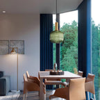 Nina Ribbed Glass Pendant Lamp — product view 30
