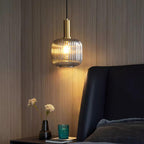 Nina Ribbed Glass Pendant Lamp — product view 33
