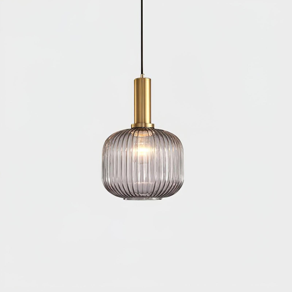 Nina Ribbed Glass Pendant Lamp — product view 36
