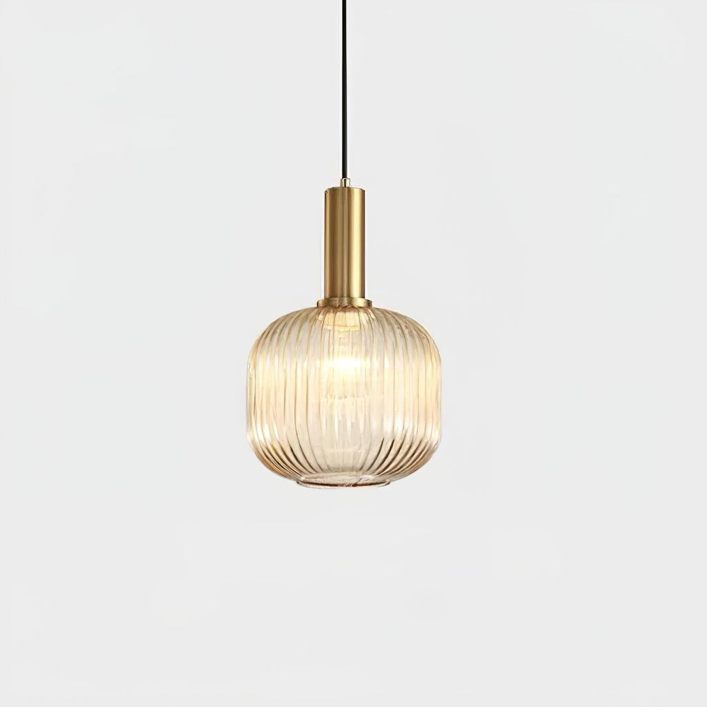 Nina Ribbed Glass Pendant Lamp — product view 37