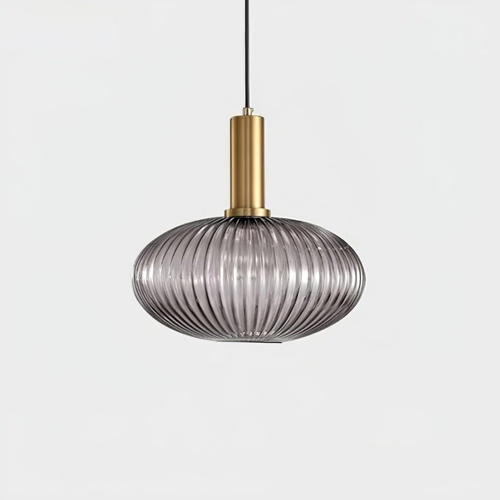 Nina Ribbed Glass Pendant Lamp — product view 38