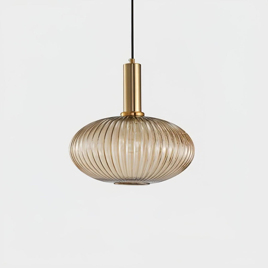 Nina Ribbed Glass Pendant Lamp — product view 39