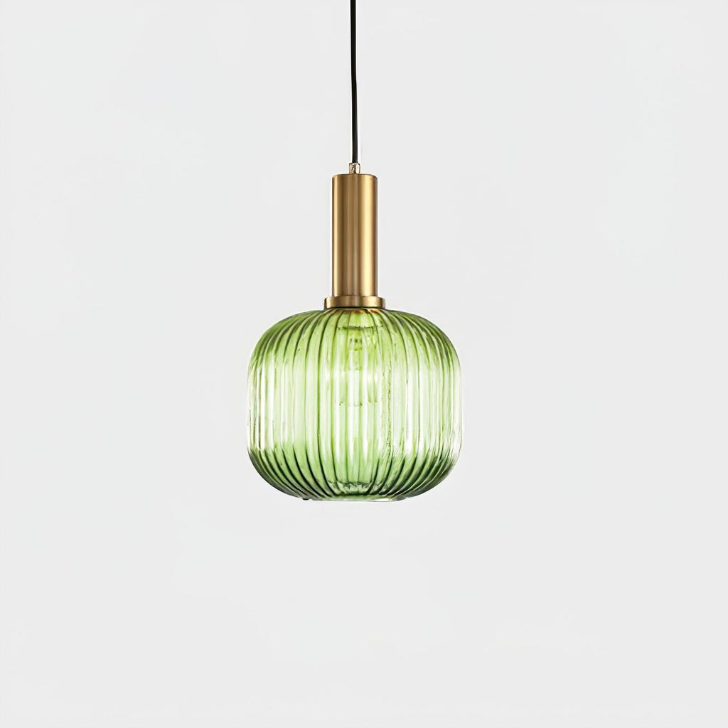Nina Ribbed Glass Pendant Lamp — product view 40