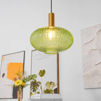 Nina Ribbed Glass Pendant Lamp — product view 45