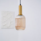 Nina Ribbed Glass Pendant Lamp — product view 47