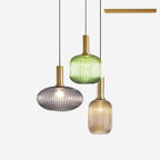 Nina Ribbed Glass Pendant Lamp — product view 56