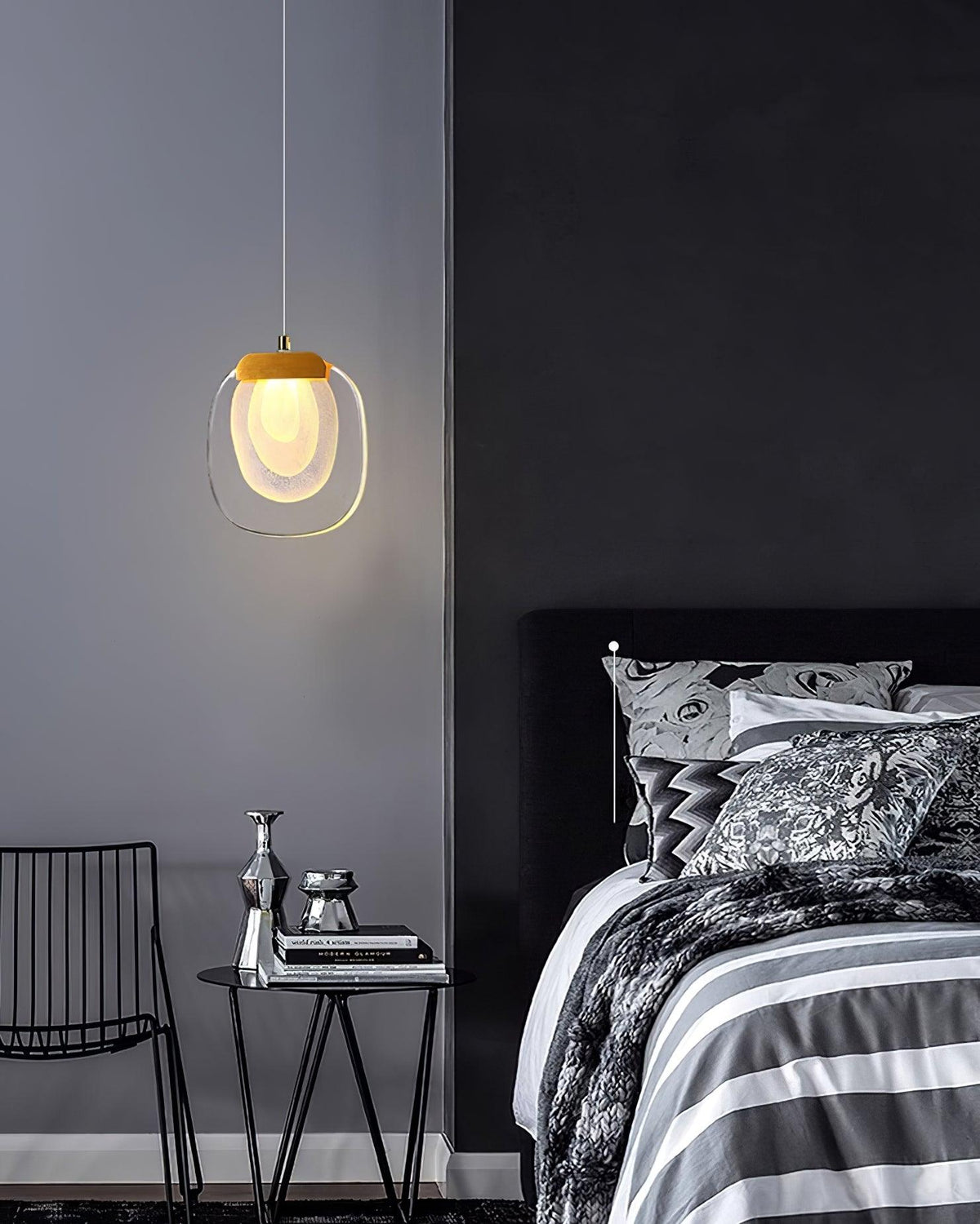 Glass Ripples Pendant Lamp — product view 3