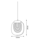 Glass Ripples Pendant Lamp — product view 5