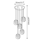 Glass Ripples Pendant Lamp — product view 8