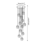 Glass Ripples Pendant Lamp — product view 10