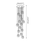 Glass Ripples Pendant Lamp — product view 11