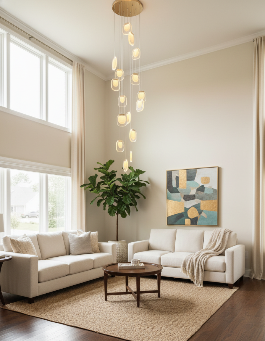 Glass Ripples Pendant Lamp — product view 16